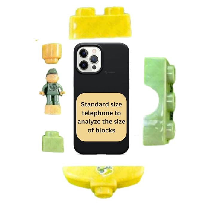 Army Blocks Play Set for Kids with Blocks, Army Men & War Weapons Accessories, Creative Pretend Play Toy (Multi-Color)