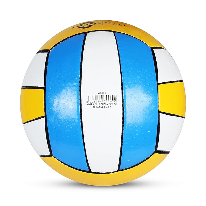 NIVIA SPIKESTER Volleyball with Dotted PU Surface & Butyl Threadwound Bladder, High Precision & Air Retention for Advanced Players