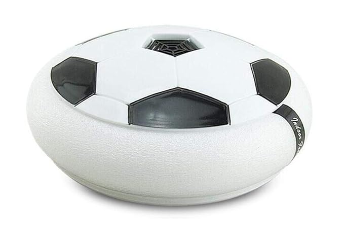 Battery-Operated Hover Football Soccer Game with Air Cushion & Foam Bumper — Indoor Gliding Toy for Kids, Safe & Fun Play