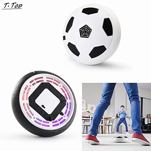 Battery-Operated Hover Football Soccer Game with Air Cushion & Foam Bumper — Indoor Gliding Toy for Kids, Safe & Fun Play