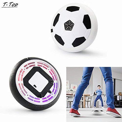 Battery-Operated Hover Football Soccer Game with Air Cushion & Foam Bumper — Indoor Gliding Toy for Kids, Safe & Fun Play