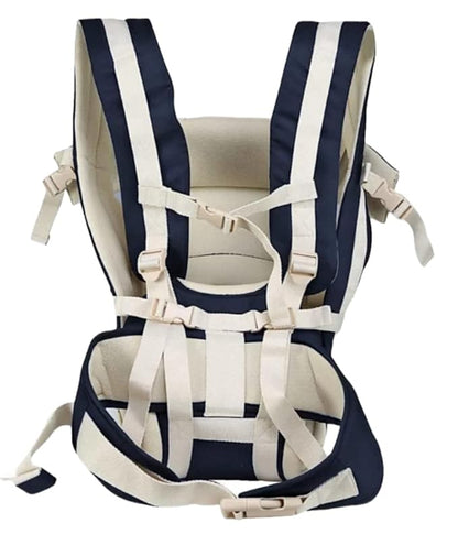 4-in-1 Baby Carrier Bag with Adjustable Buckles, Cushioned Armholes & Breathable Fabric — Multiple Carrying Positions, Head & Back Support, Safety Side Buckle