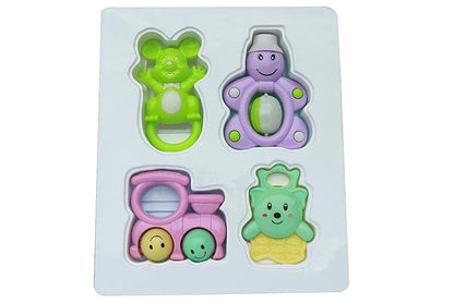 Baby Rattle Toy for Sensory & Motor Skill Development — Colorful, Safe & Lightweight Sound Toy for Soothing, Easy to Grip, Perfect for Infants & Toddlers