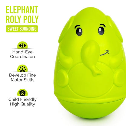 Birthday 6-in-1 Gift Set for Babies & Toddlers (0-36 Months) — Xylophone, Stacking Rings, Puzzle Clock, Rattles, Roly Poly & More, Montessori Early Learning Toy