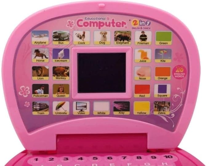 Kids Educational Toy Computer with 22 Fun Activities & Games, including Spelling, Math, Vocabulary, Music, Keyboard, & Mouse