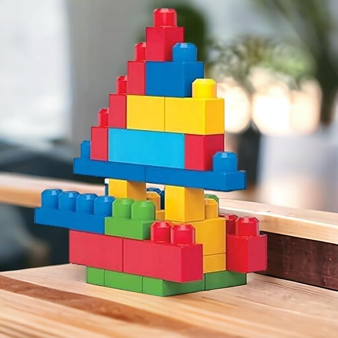 Jumbo Blocks Set-2 for Kids (2+ Years) — Colorful Educational Building Blocks, Shapes Game for Learning & Early Development