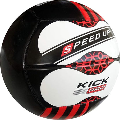 SPEED-UP Kick(PRO) Football: Size-5, Textured Leatherite, 12-Panel Machine Stitched