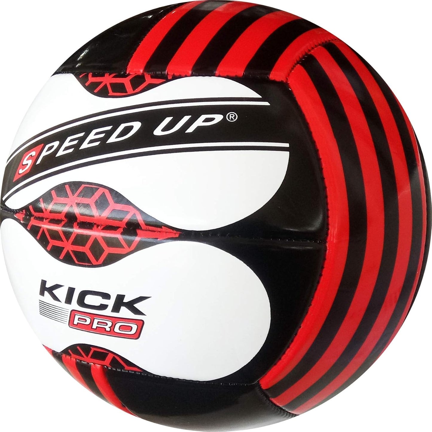 SPEED-UP Kick(PRO) Football: Size-5, Textured Leatherite, 12-Panel Machine Stitched