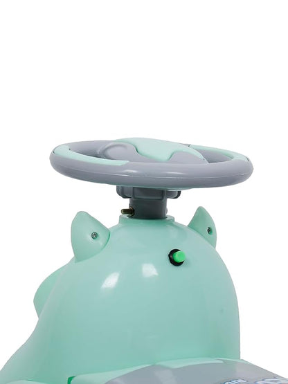 Kids Ride On with High Backrest, Parent Push Handle & Storage Seat — Strong Wheels, No-Assembly Foot-to-Floor Ride for Indoor & Outdoor Fun