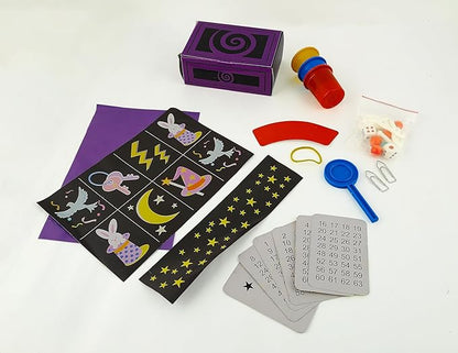 The Young Magician: 101 Tricks Magic Kit for Kids, Beginner Magician Set with Accessories & Instructions