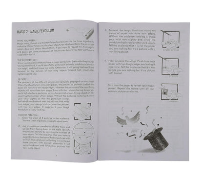 The Young Magician: 101 Tricks Magic Kit for Kids, Beginner Magician Set with Accessories & Instructions