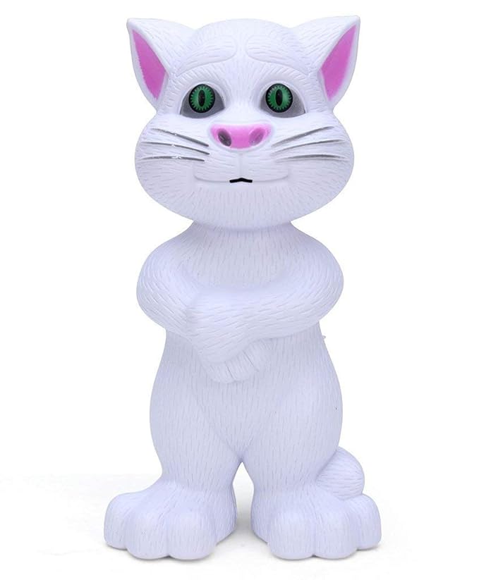 Talking Tom Cat Toy for Kids (1+ Years) — Repeats Voice, Sings Songs & Rhymes, Full-Body Touch Sensors, Musical & Interactive Play (Assorted Colors)