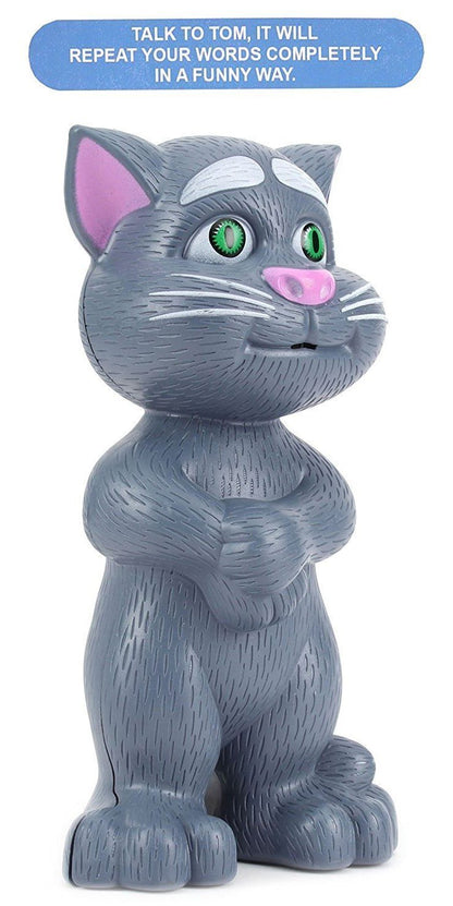 Talking Tom Cat Toy for Kids (1+ Years) — Repeats Voice, Sings Songs & Rhymes, Full-Body Touch Sensors, Musical & Interactive Play (Assorted Colors)