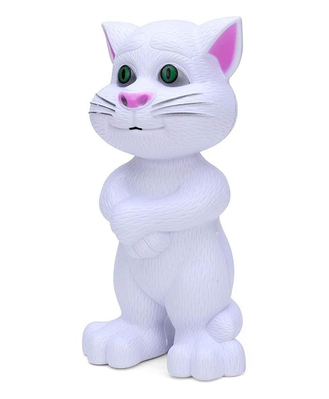 Talking Tom Cat Toy for Kids (1+ Years) — Repeats Voice, Sings Songs & Rhymes, Full-Body Touch Sensors, Musical & Interactive Play (Assorted Colors)