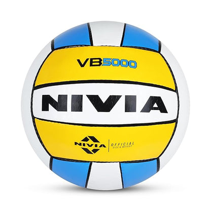 NIVIA SPIKESTER Volleyball with Dotted PU Surface & Butyl Threadwound Bladder, High Precision & Air Retention for Advanced Players