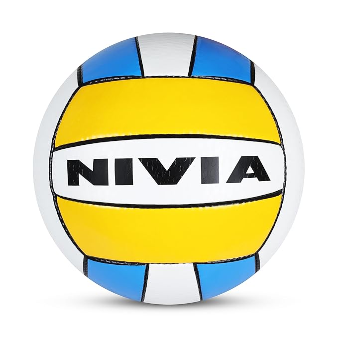 NIVIA SPIKESTER Volleyball with Dotted PU Surface & Butyl Threadwound Bladder, High Precision & Air Retention for Advanced Players