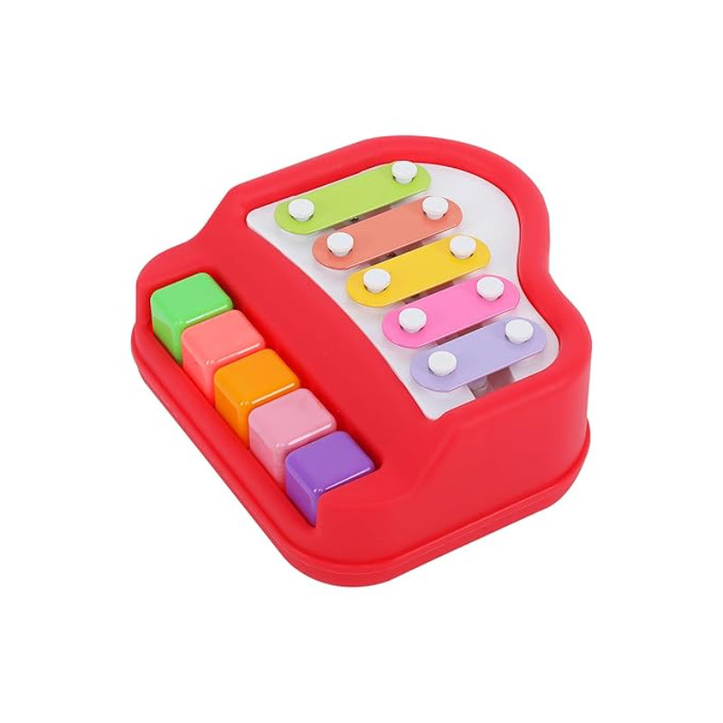 2-in-1 Xylophone Piano Musical Toy for Kids & Toddlers — Educational Keyboard with Lights & Numbers, Colorful Keys, Early Learning Music Instrument (Ages 1+)