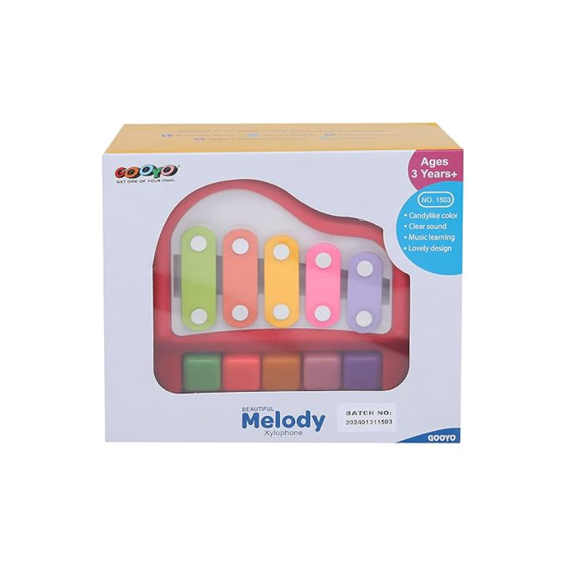 2-in-1 Xylophone Piano Musical Toy for Kids & Toddlers — Educational Keyboard with Lights & Numbers, Colorful Keys, Early Learning Music Instrument (Ages 1+)